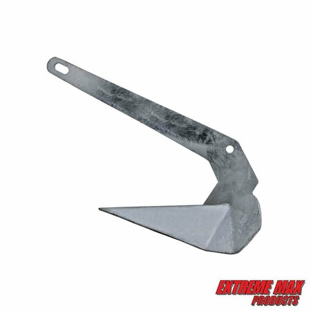 Extreme Max Extreme Max 3006.6554 BoatTector Galvanized Delta Anchor - 22 lbs. 3006.6554